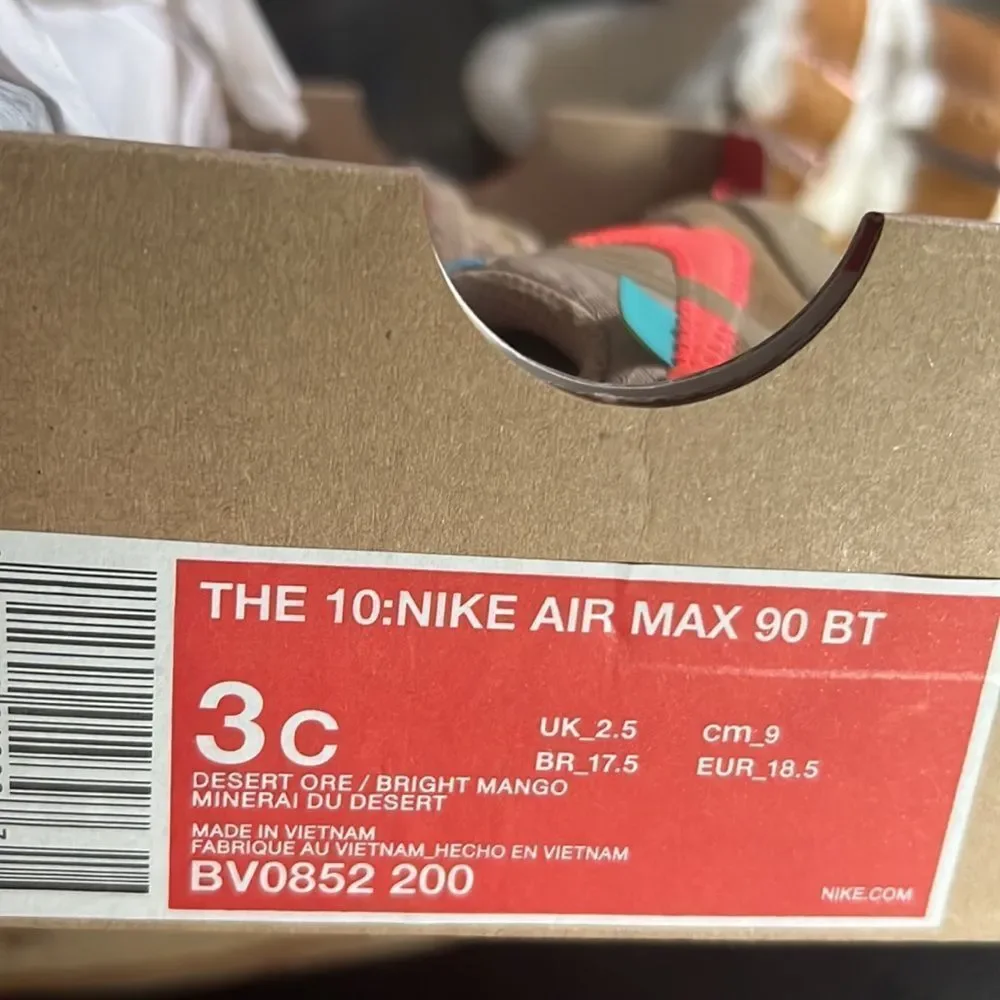Nike Kids 3C x Off-White Air Max 90 BT 